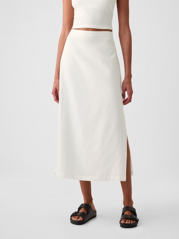 GAP GAP Linen maxi skirt - Women's