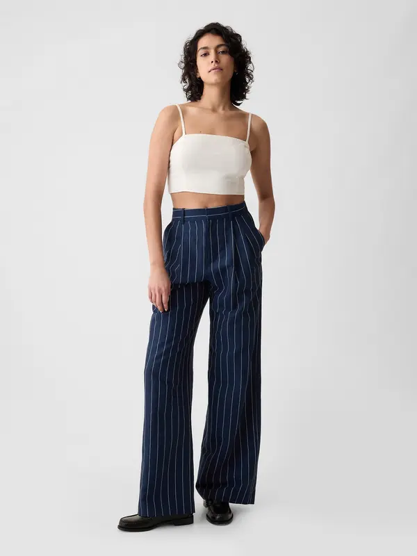 GAP GAP Linen Trousers High Rise - Ladies