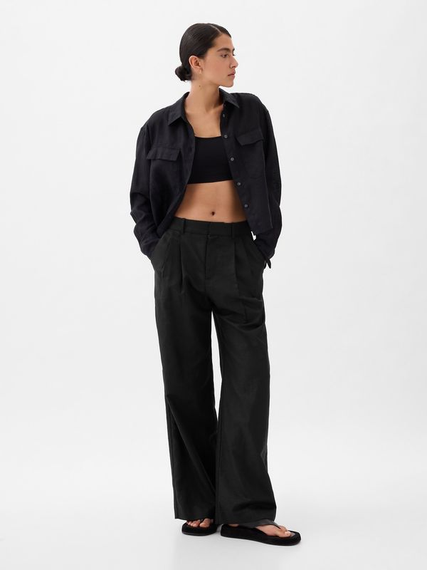 GAP GAP Linen trousers high rise - Ladies