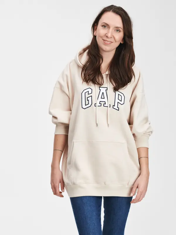 GAP GAP Longer sweatshirt logo - Women's