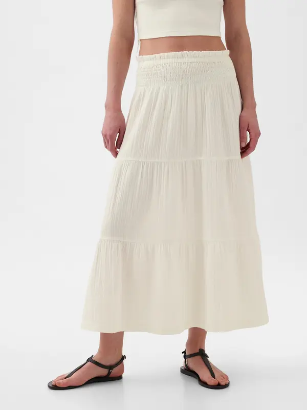 GAP GAP Muslin Maxi Skirt - Women