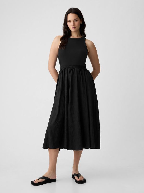 GAP GAP Muslin Midi Dress - Women's