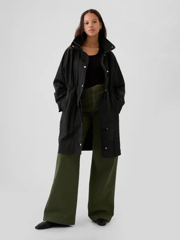 GAP GAP Nylon Oversize Parka - Ladies