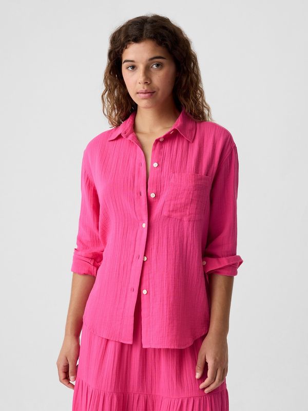 GAP GAP Oversize Muslin Shirt - Women