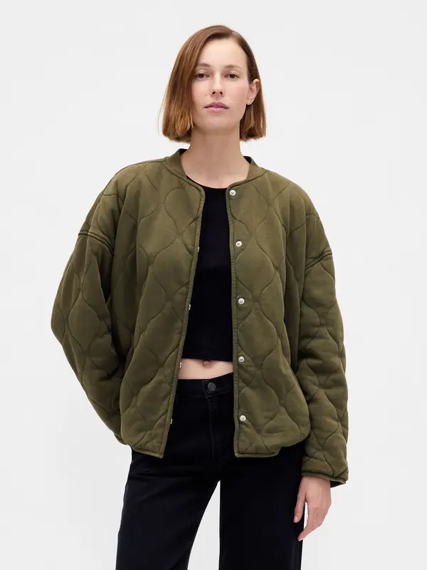 GAP GAP Oversize Quilted Lightweight Jacket VintageSoft - Ladies