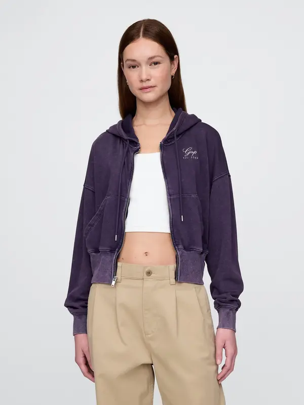 GAP GAP Oversize sweatshirt with VintageSoft Americana logo - Women's