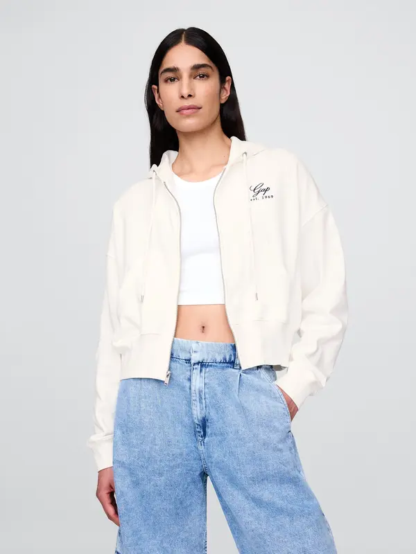 GAP GAP Oversize sweatshirt with VintageSoft Americana logo - Women's