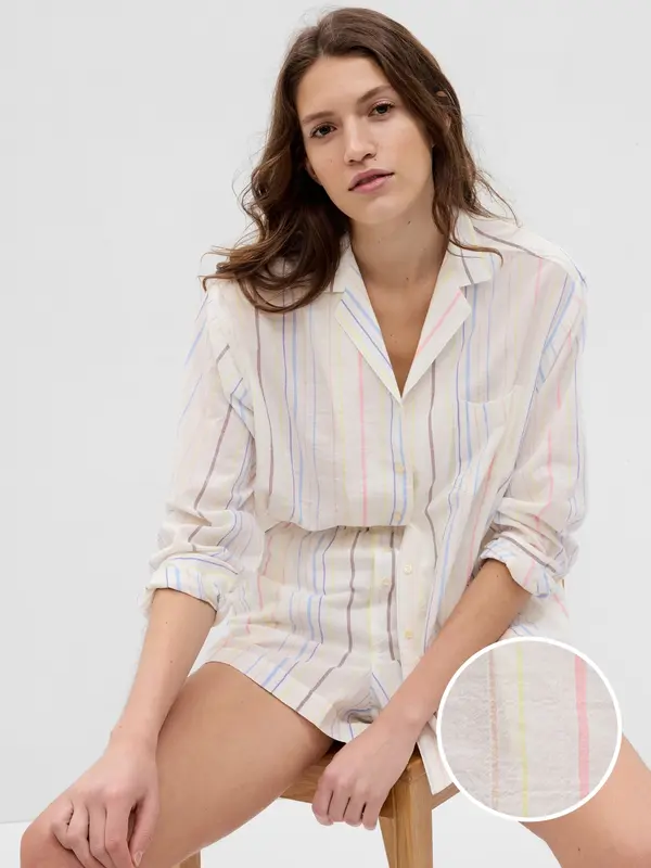 GAP GAP Pajama Oversized Jacket - Women's