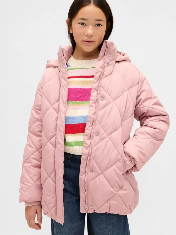 GAP GAP PrimaLoft® Children's Quilted Coat - Girls