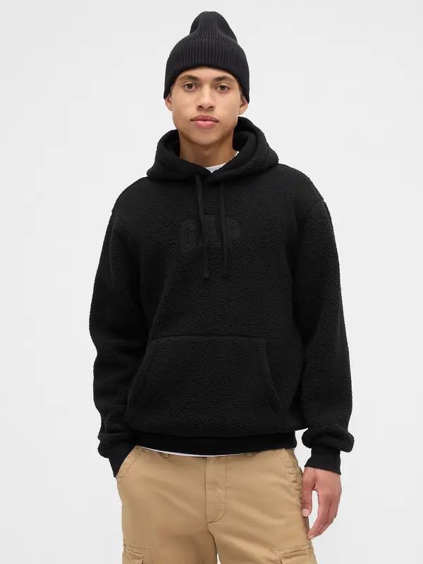 GAP GAP Sherpa Logo Sweatshirt - Mens
