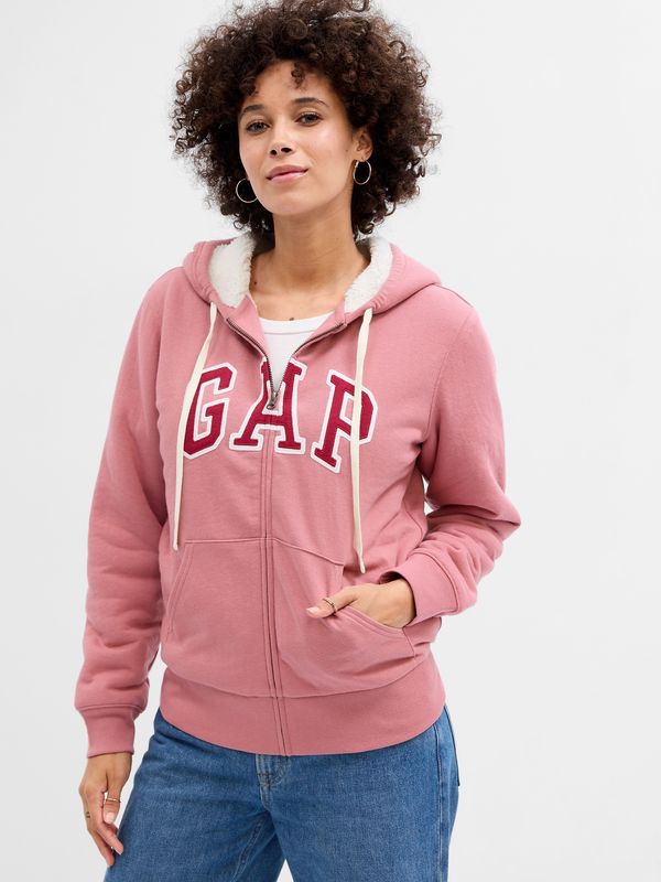 GAP GAP Sherpa Logo Sweatshirt - Women