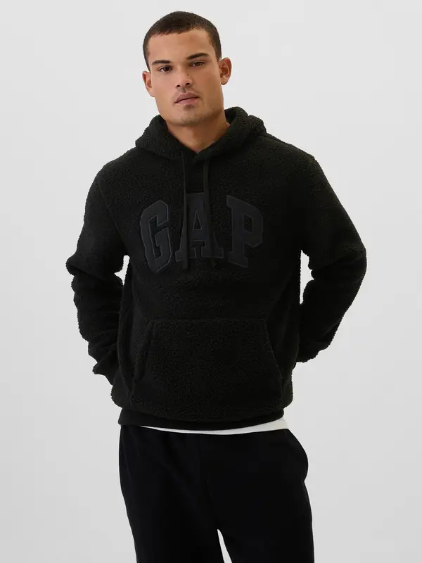 GAP GAP Sherpa sweatshirt with logo - Men's