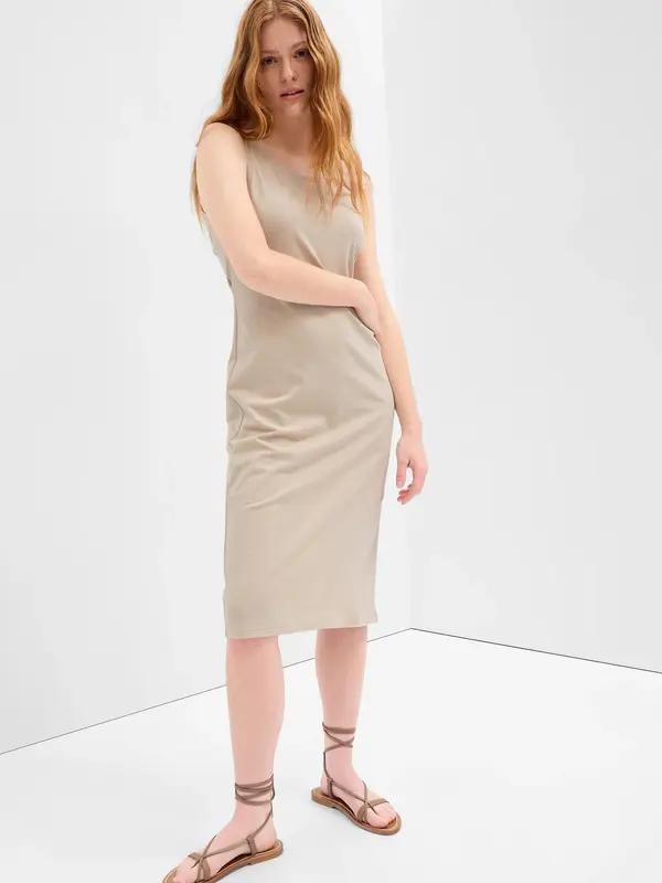 GAP GAP Sleeveless Midi Dress - Ladies