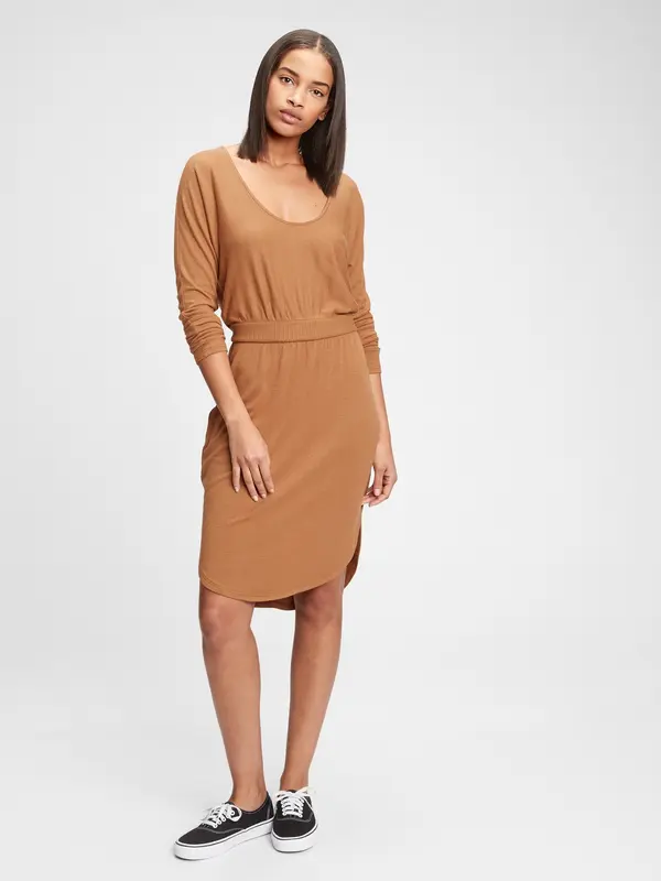 GAP GAP Softspun Banded Waist Dress - Ladies