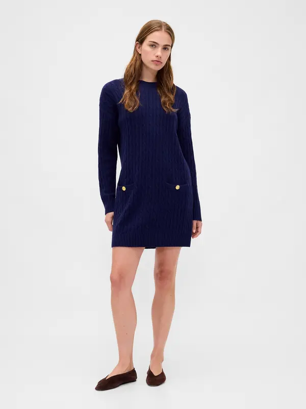 GAP GAP Sweater Mini Dress CashSoft - Ladies
