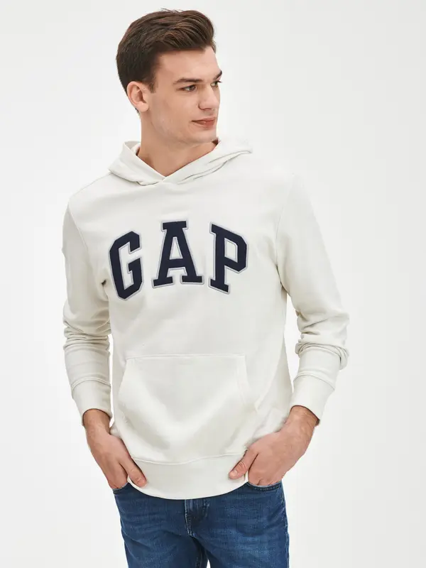 GAP GAP Sweatshirt Logo Arch Hoodie - Men's