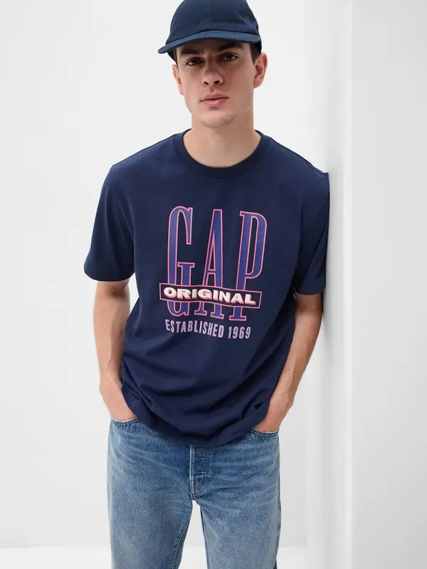 GAP GAP T-shirt with distinctive logo - Men's