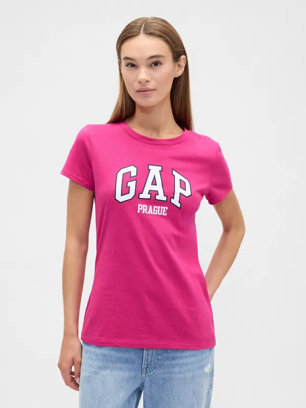 GAP GAP T-shirt with logo Prague - Women's