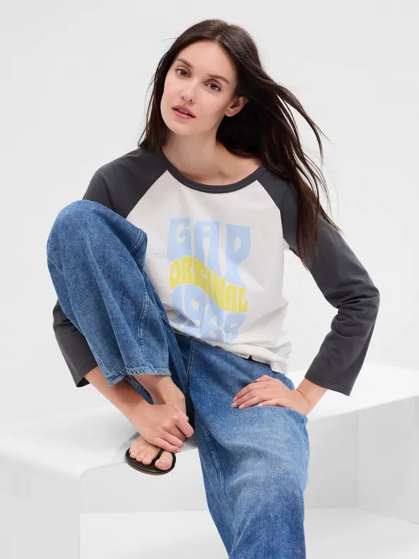 GAP GAP T-shirt with retro logo - Women's