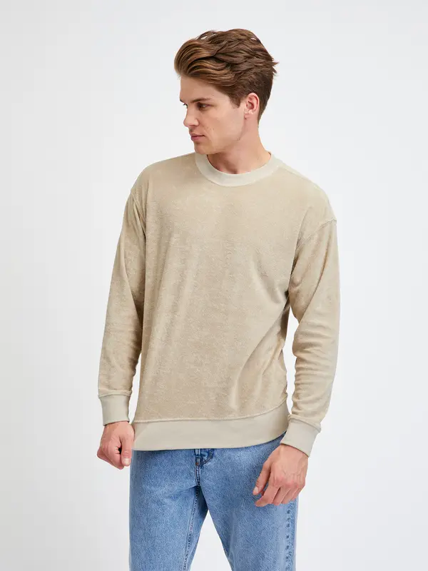 GAP GAP Terry Sweatshirt with French Terry - Mens