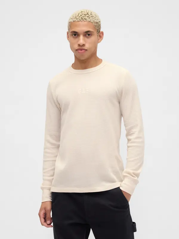 GAP GAP Waffle Pattern T-Shirt - Mens