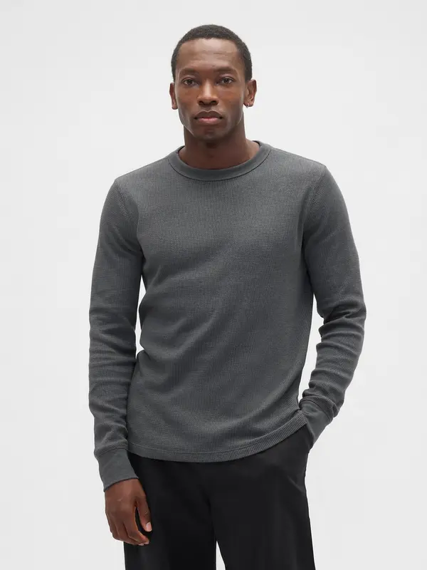 GAP GAP Waffle Pattern T-Shirt - Mens