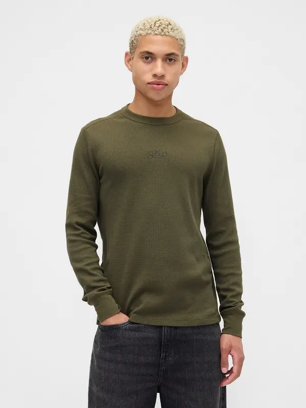 GAP GAP Waffle Pattern T-Shirt - Mens
