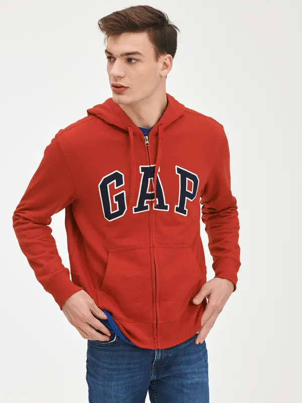 GAP GAP Zipper Logo Sweatshirt - Mens