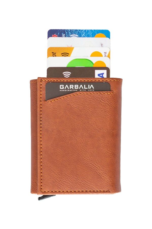 Garbalia Garbalia Men's Taba Lyons Mechanism Card Holder Wallet