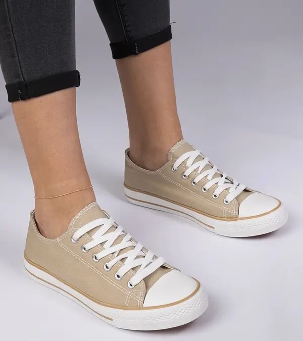 Gemre Gemre Beige classic women's sneakers Menfis