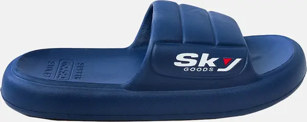 Gemre Gemre Navy blue men's rubber flip-flops Torwald