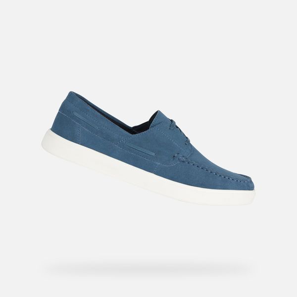 GEOX GEOX Blue men's moccasins Avola - Men's