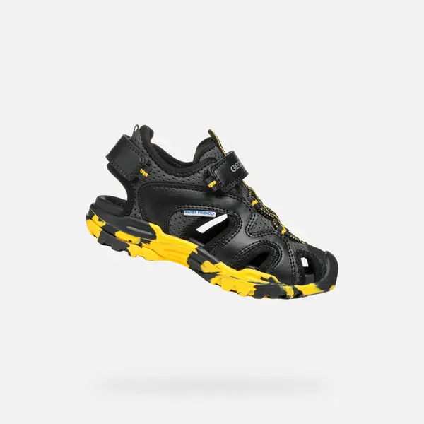 GEOX Geox Borealis Black Boys' Sandals - Boys