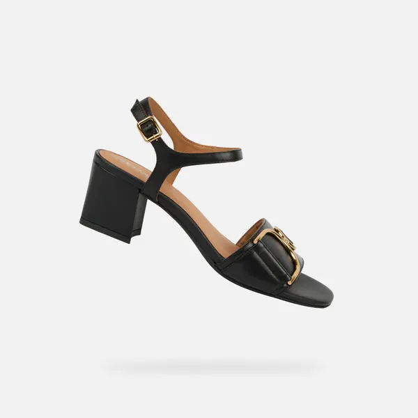 GEOX Geox New Eraklia 50 Women's Black Sandals - Women's Sandals