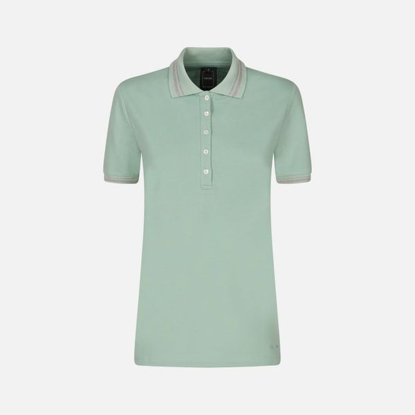 GEOX GEOX Turquoise women's polo shirt Polo - Women's
