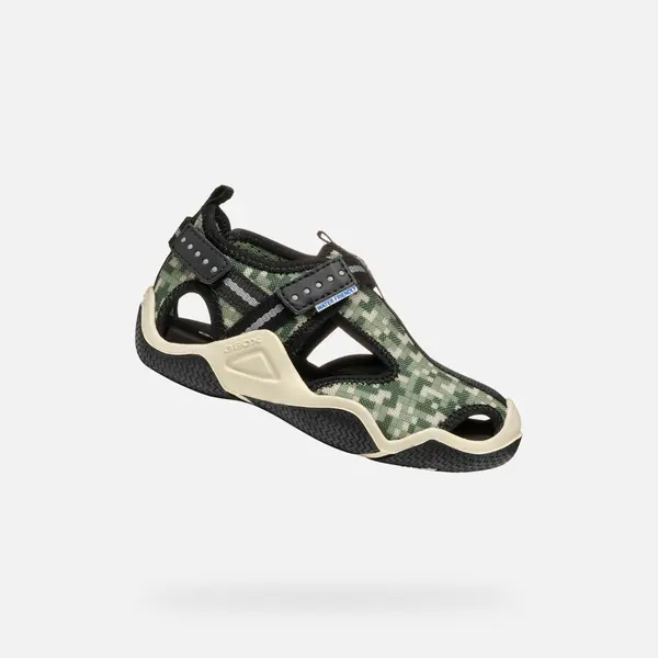 GEOX Geox Wader Olive Boys' Sandals - Boys