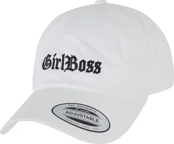 Mister Tee Girl Boss Dad Cap White
