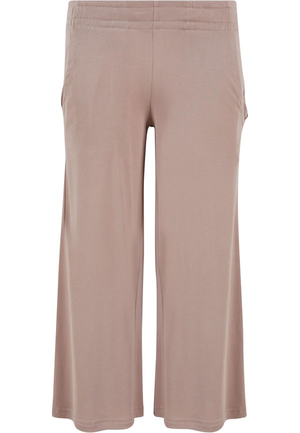 Urban Classics Girls' 7/8 Culotte trousers powder pink
