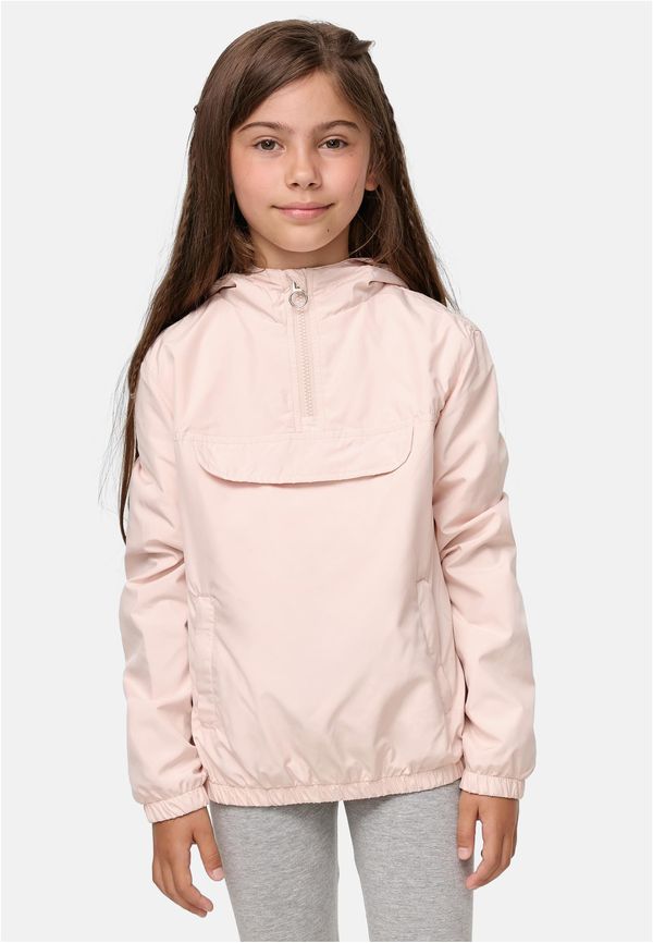 Urban Classics Girls' Basic Pullover Jacket Light Pink