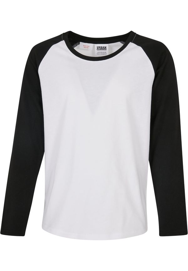Urban Classics Girls' contrasting raglan long sleeves white/black
