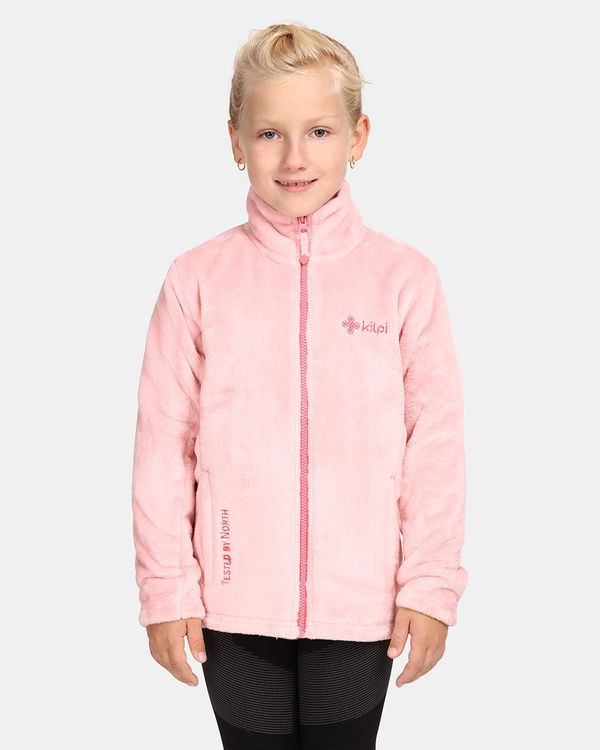 Kilpi Girls' fleece sweatshirt KILPI ERIN-J Light pink