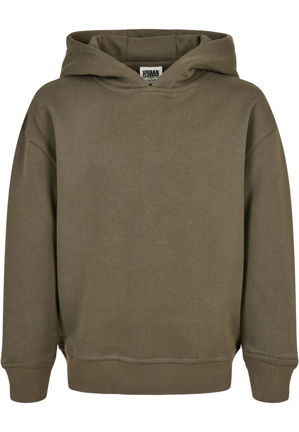 Urban Classics Kids Girl's Organic Hooded Olive