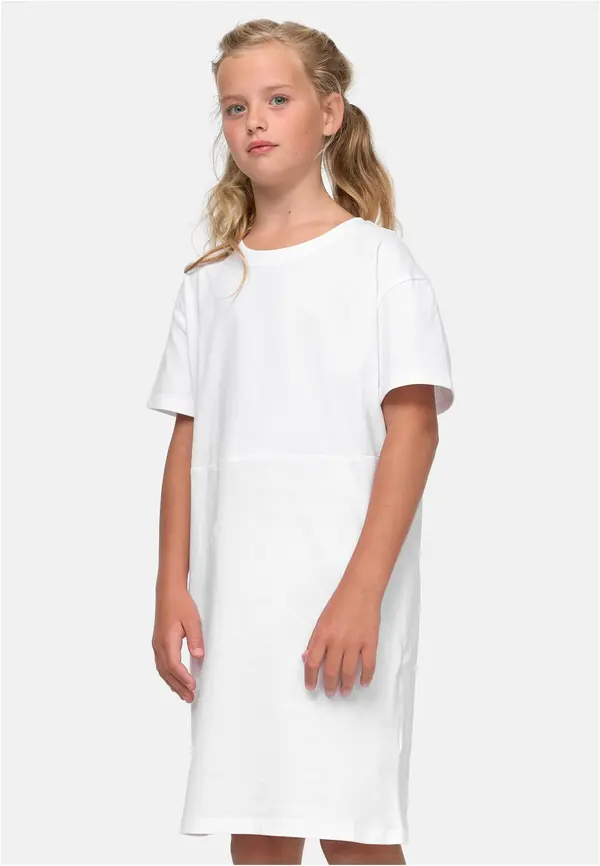 Urban Classics Girls' Organic Oversized T-Shirt White
