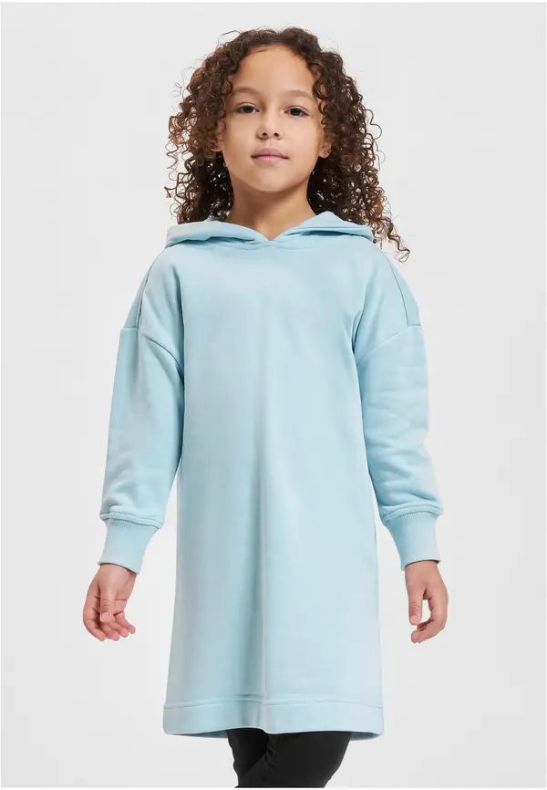 Urban Classics Girls' Oversized Terry Hoody Ocean Blue Dress