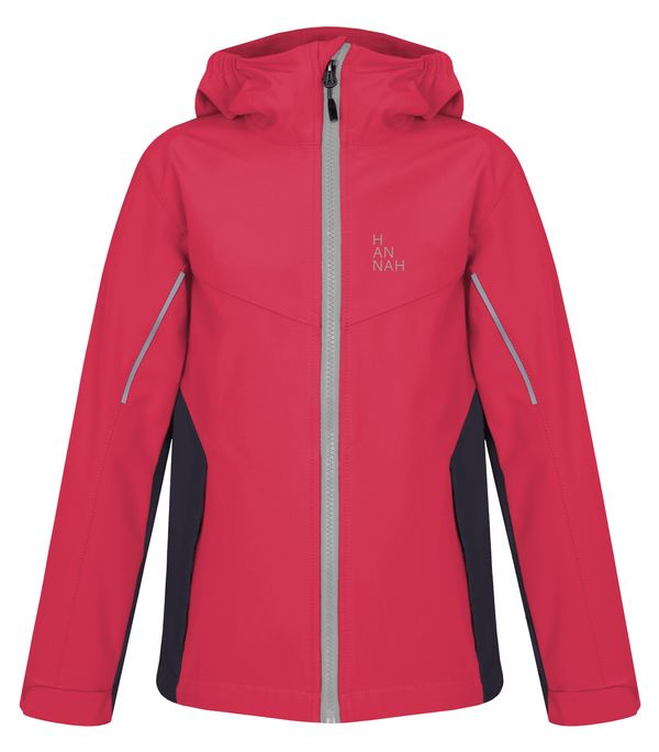 HANNAH Girl's softshell jacket Hannah CAPRA JR geranium/night sky