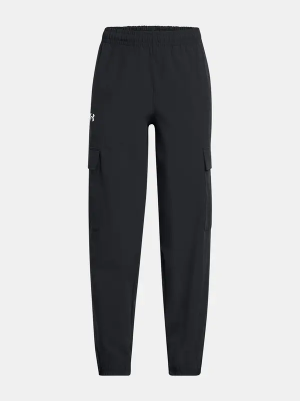 Under Armour Girls' sports pants Under Armour UA Rival Woven Cargo Pants-BLK - Girls