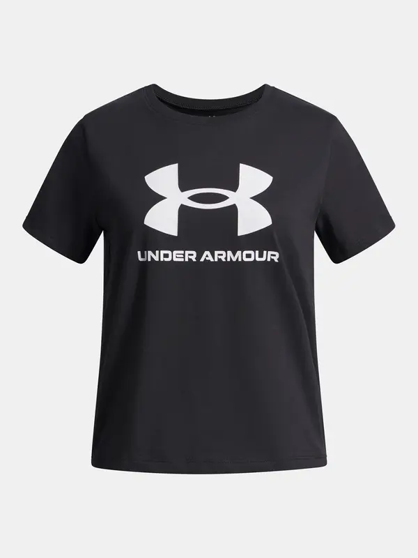 Under Armour Girls' T-shirt Under Armour UA BIG LOGO SS-BLK - Girls