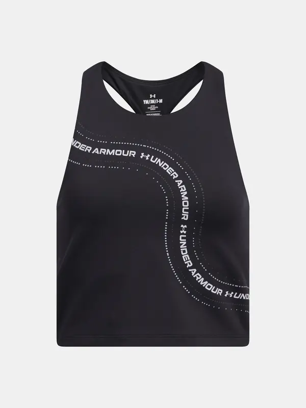 Under Armour Girls' tank top Under Armour G Motion Branded Crop Tank - Girls