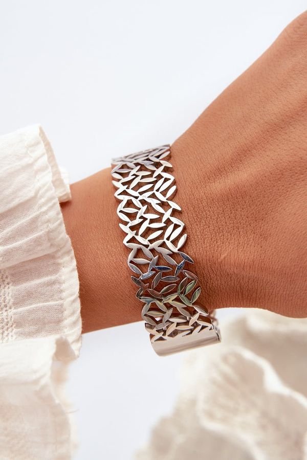 Glam Chic Glam Chic Дамска гривна от неръждаема стомана, сребро