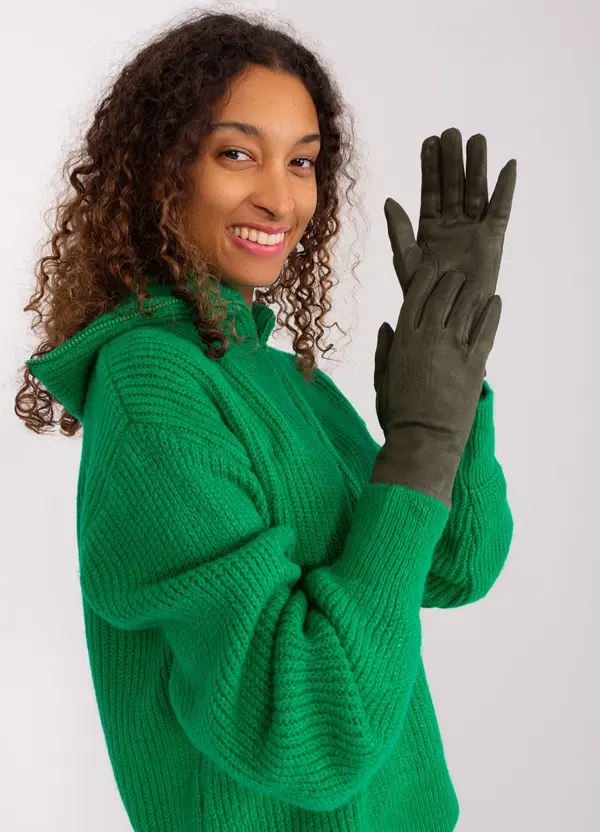 Wool Fashion Italia Gloves-AT-RK-2370.96-khaki